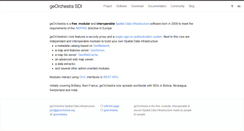 Desktop Screenshot of georchestra.org